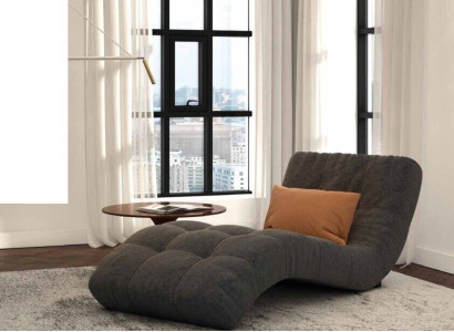 Chaise lounge Chesterfield lounger design Club Chaise Upholstery Fabric Couch Sofa new